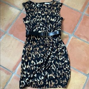 Calvin Klein animal print dress